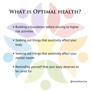 What is Optimal Health?